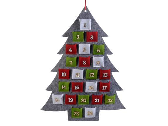 Cloth Advent Calendar to hang