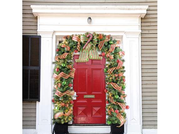 Artificial arch garland H250 with metal base