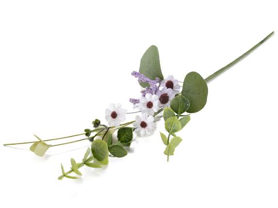 Bouquet of artificial wildflowers