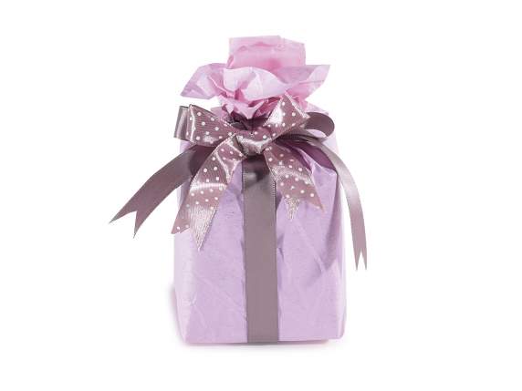 Box with 10 satin ribbon