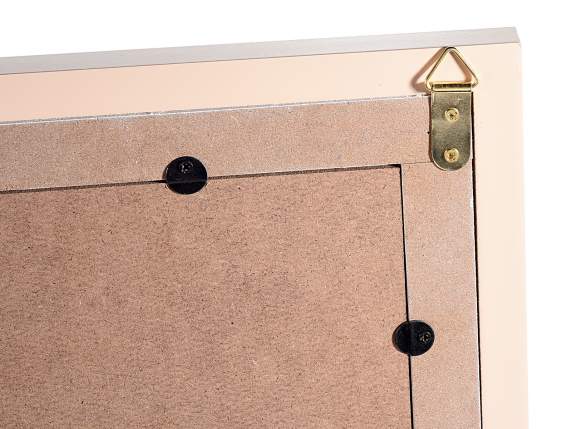 Wooden photo frame the first year, to hang