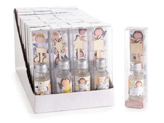 Mini room fragrance 10ml with Christmas stick in display 36
