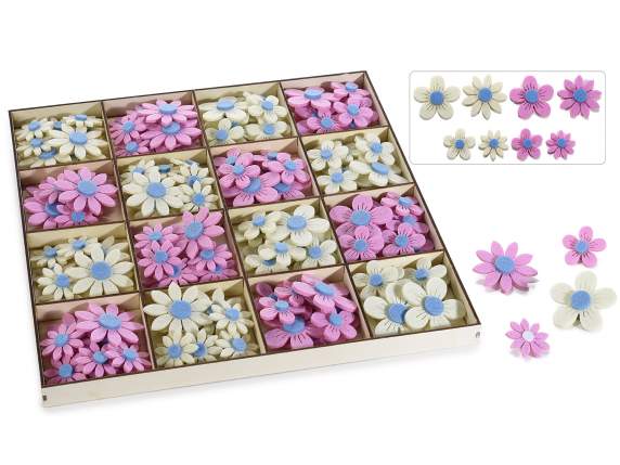 Exhibitor 144 flowers in two-colored cloth with double-sided