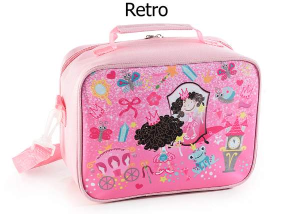 Thermal bag - lunch bag front pocket and handle