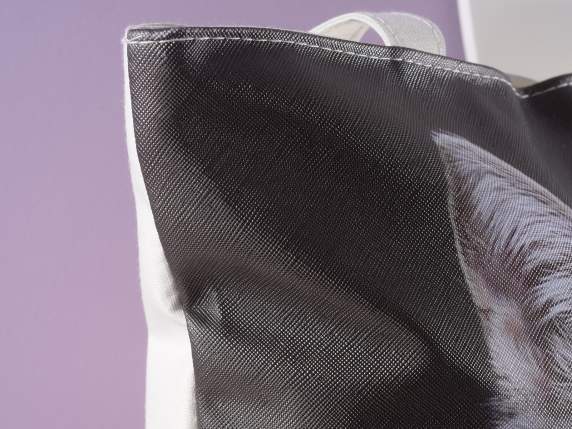 Faux leather sales tote bag wholesale