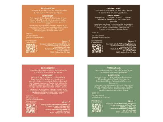 Cold herbal tea infusion in 40g pack