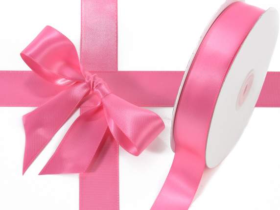 Hot pink double satin ribbon (20.05.20) - Art From Italy