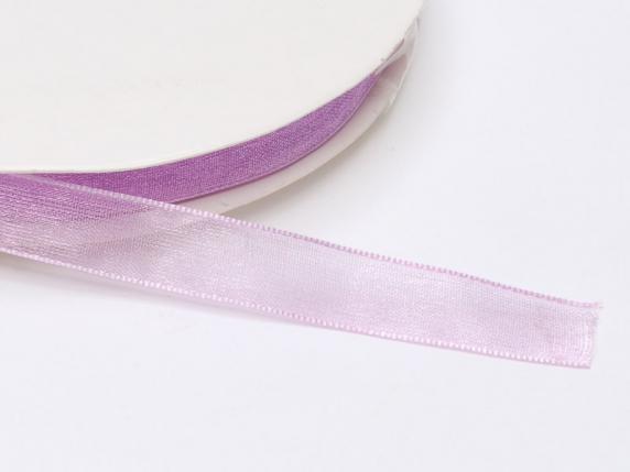 Lilac wisteria organza ribbon 10mm x 50m