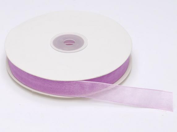 Wisteria lilac organza ribbon