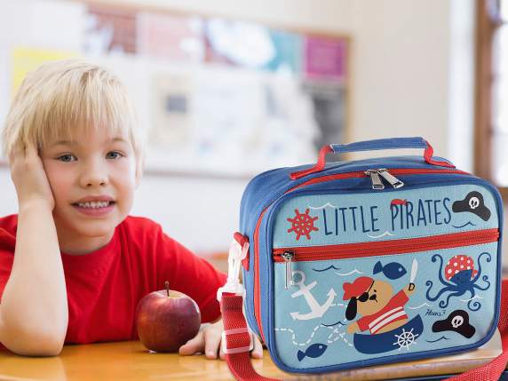 Thermal bag - lunch bag front pocket and handle
