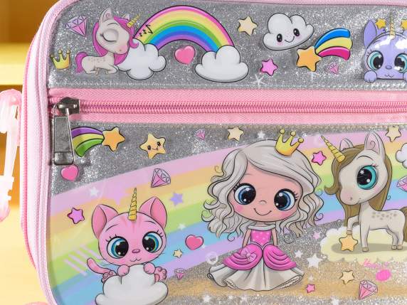 Thermal bag - lunch bag front pocket and handle