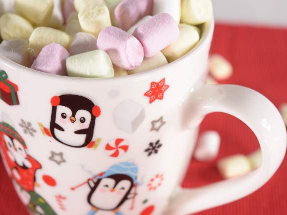 Porcelain mug Penguin in gift box