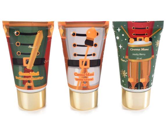 Christmas hand cream in nutcracker packaging