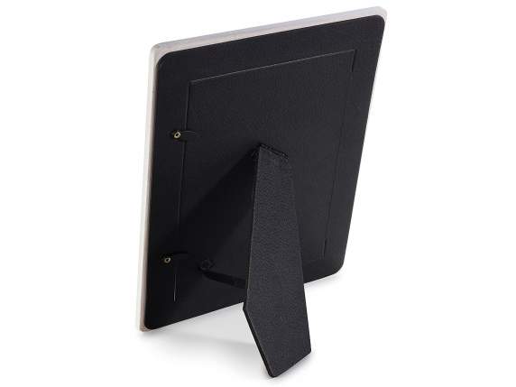 Glossy ceramic photo frame to stand Maestra decorations