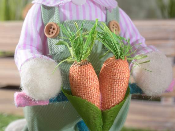 Soft Fur Bunny on Bicycle