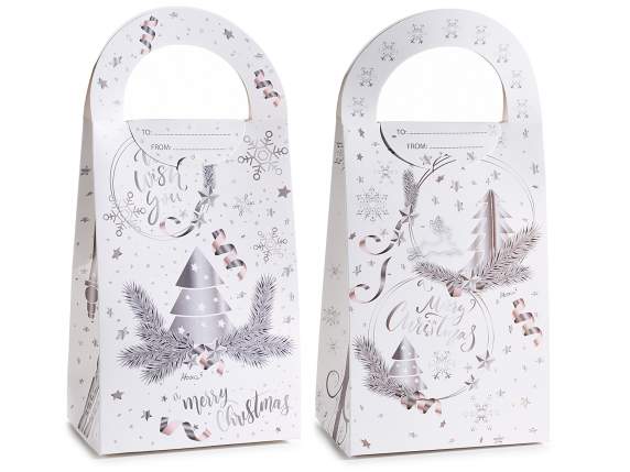 Silver christmas bags online