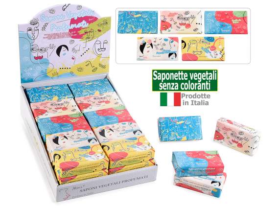 Scented vegetable soap 150 g without colorants