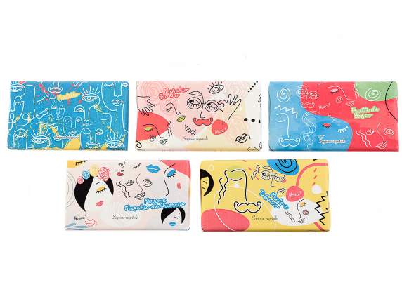 Scented vegetable soap 150 g without colorants