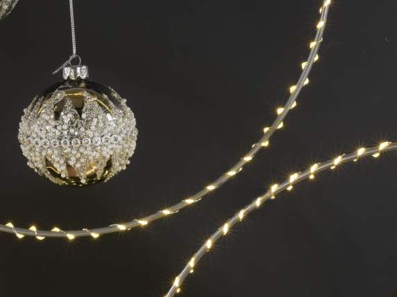 Hanging light ring with 230 warm white LED lights