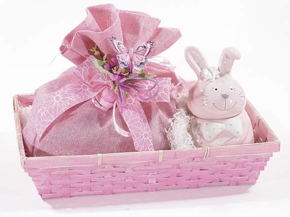 Colorful Rabbit Ceramic Food Jar