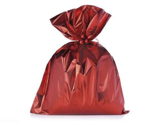 45x60h 45 micron matt red metallic envelope