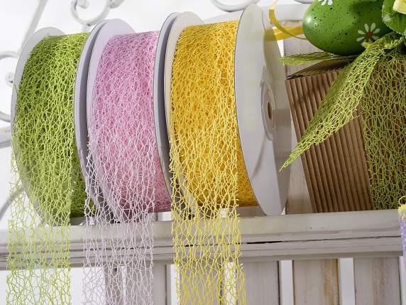 38mm colored mesh ribbon