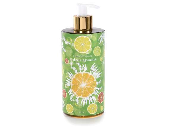 500ml liquid soap with Citrus Verbena dispenser