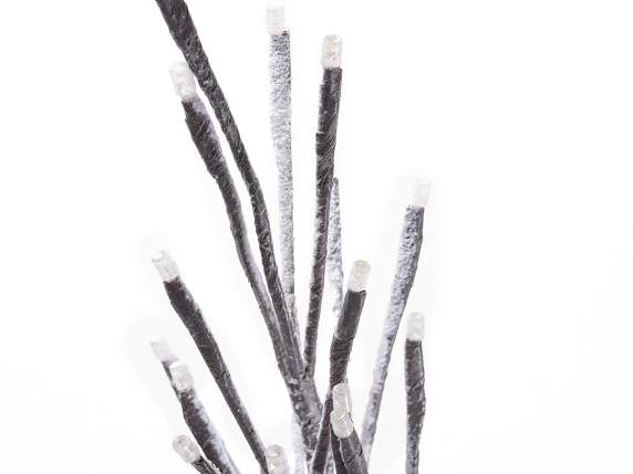 Tree m 1,20H brown, 96 warm white LEDs, 42 branches