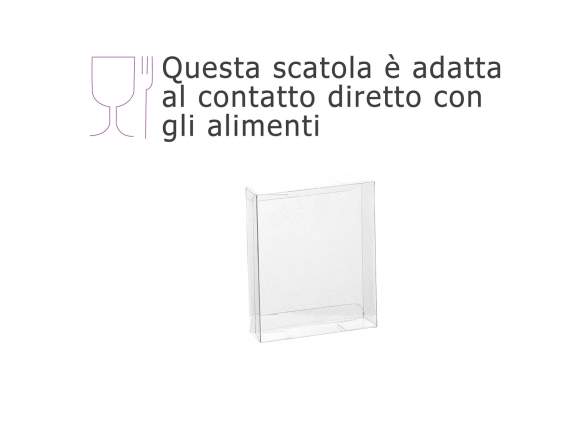 Rectangular PET box - food grade