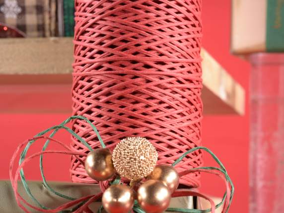 Roll of coloured paper twine 1 mm modelling