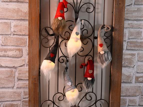 Santa Claus Long Beard Hanging LED Light