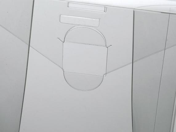 Rectangular tall box in PET - food use