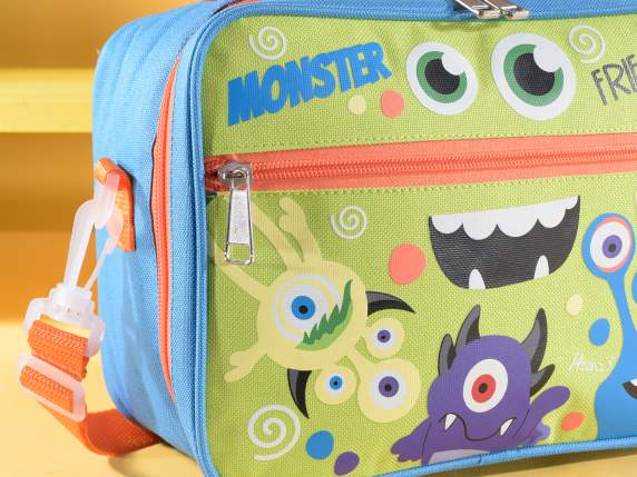 Thermal bag - lunch bag front pocket and handle