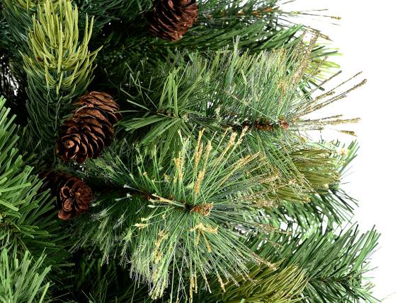 Colorado artificial pine H210 c - 1017 branches w - glitter,