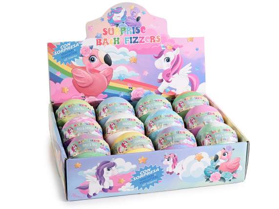 Bombă de baie 110g colorată, parfumată cu surpriză fantezie
