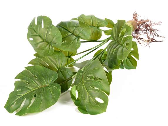 Ciorchine de monstera artificială cu rădăcini