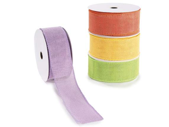 Panglică textilă colorată de 40 mm cu margine modelabilă