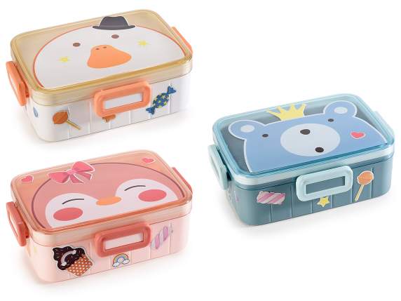 Boîte à lunch - lunch box polypropylène, fourchette