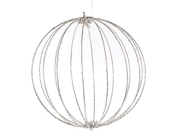 Minge luminoasa suspendata cu miez metalic, 240 lumini LED