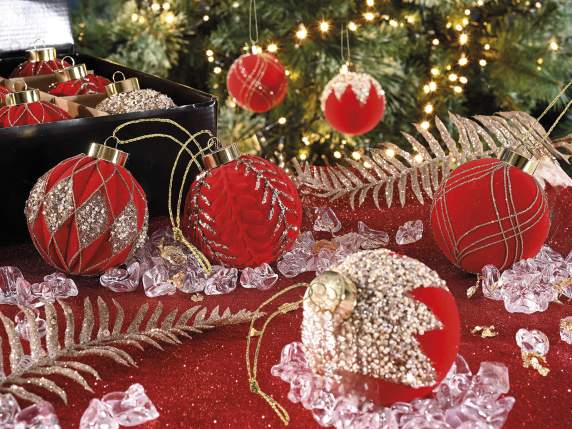 Bola de cristal artificial irrompible con decoraciones