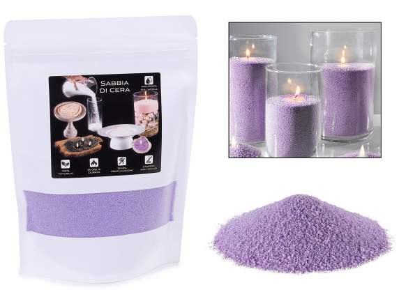 Paquet de 250 g de sable de cire de lavande