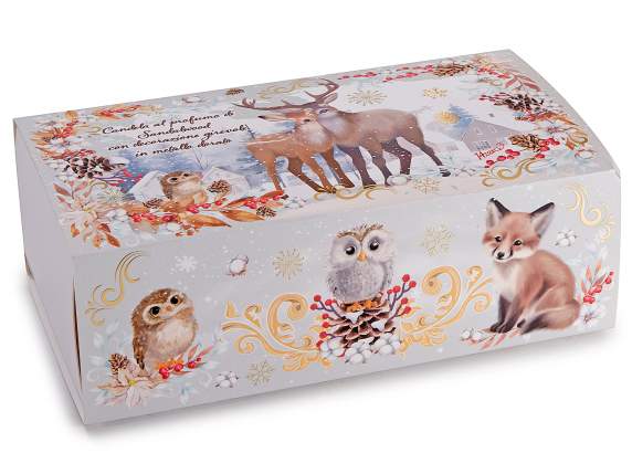 Coffret cadeau avec bougie parfumée au soja et moulinet
