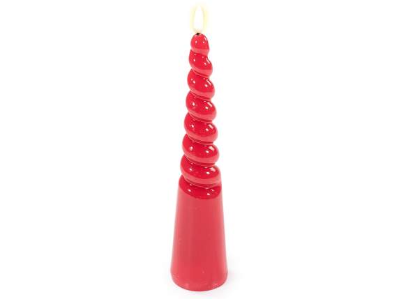 Bougie électronique en cire avec flamme LED mobile