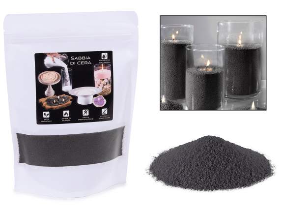 Paquet de 250 g de sable de cire anthracite
