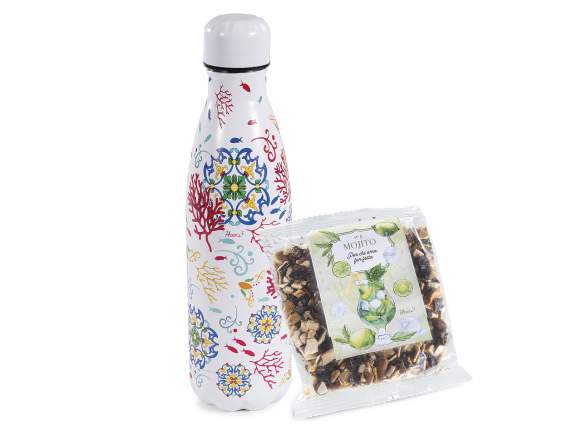 Tisane froide 40g avec bouteille isotherme 500ml