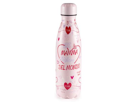 Bouteille isotherme en acier inoxydable de 500 ml Mom