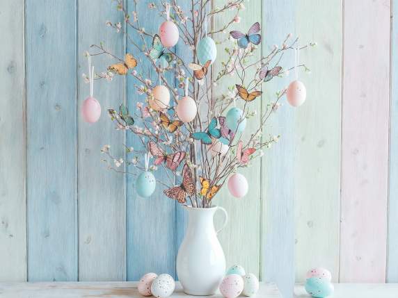 Branche artificielle ornée de papillons décoratifs