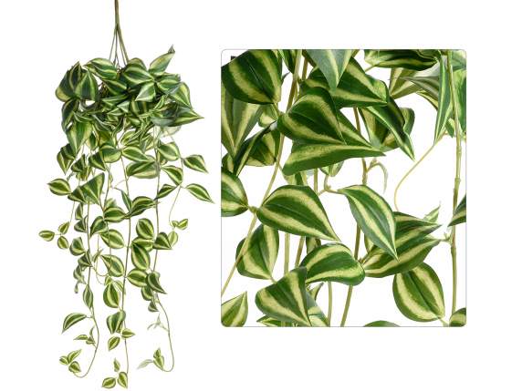 Branche de Tradescantia artificielle suspendue