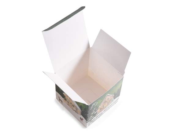 Calendario de Adviento modular con 24 cajas de papel