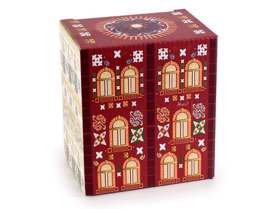 Cana decorata din portelan 400 ml
